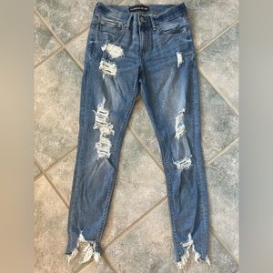 Express ripped jeans